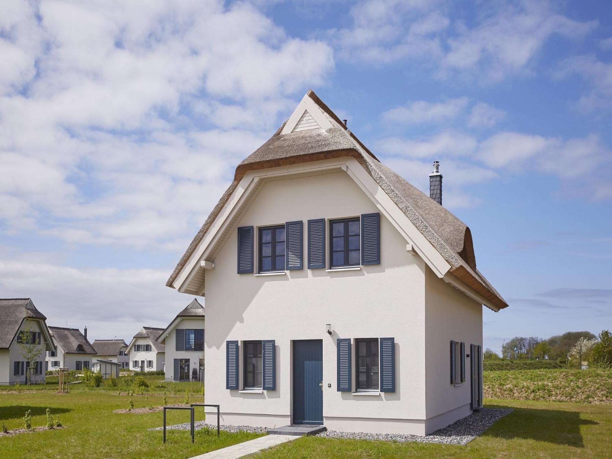 Reetland Am Meer - Premium Reetdachvilla Mit 3 Schlafzimmern, Sauna, Kamin Und Massagesessel F05 ドランスケ エクステリア 写真